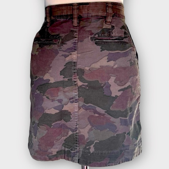Anthropologie Camo Utility Mini Skirt SIZE 4 - Picture 9 of 16
